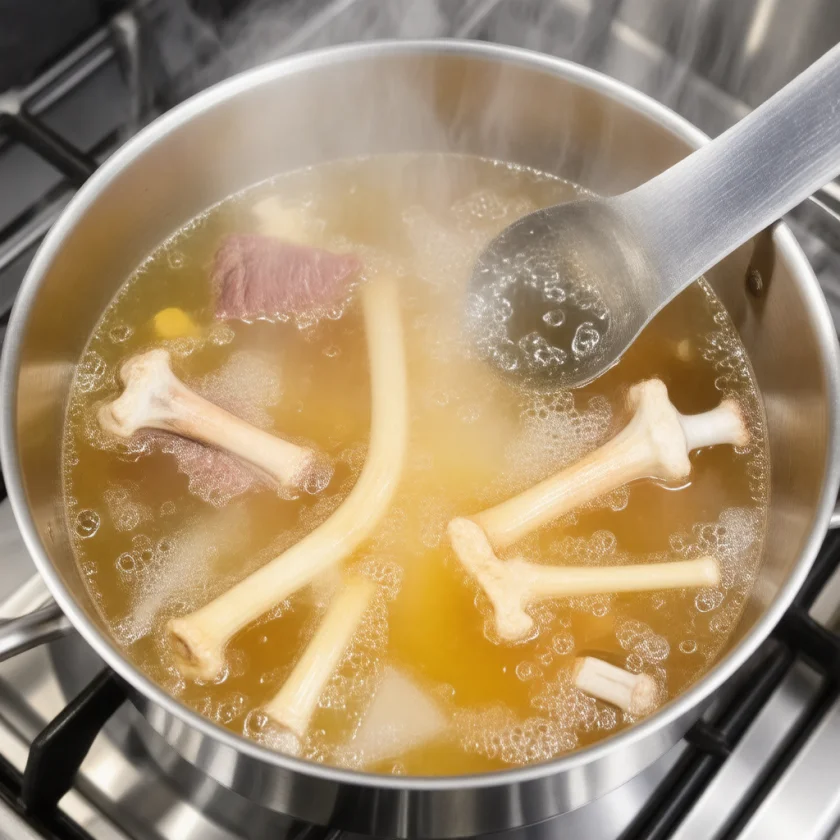 Bone broth, a traditional collagen-rich food