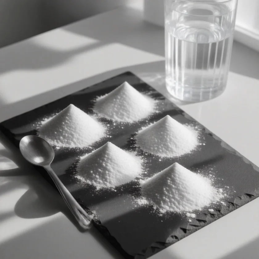 A daily amount of beta-alanine split into smaller doses