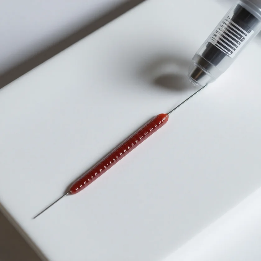 A muscle biopsy, used to measure muscle carnosine