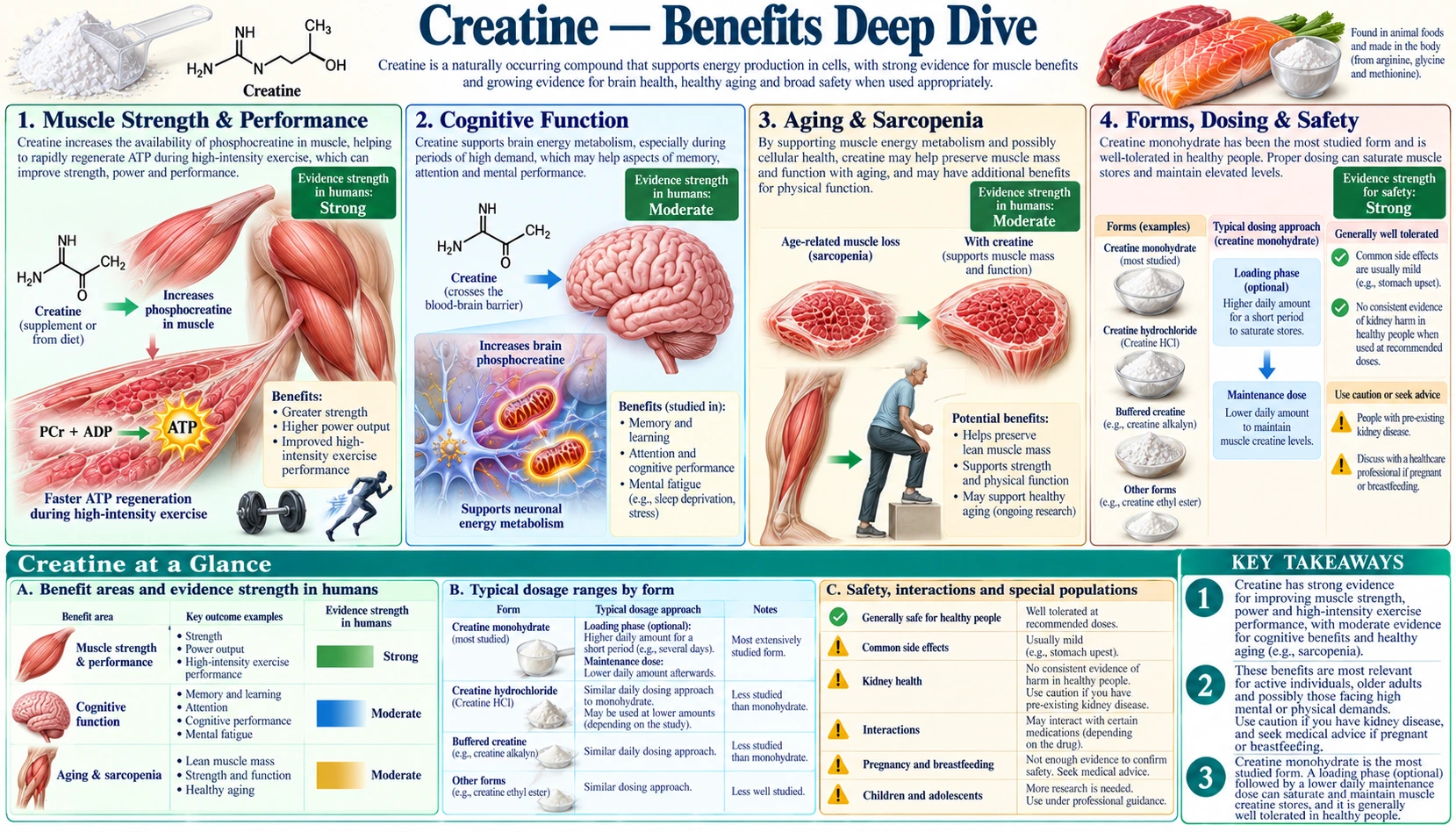 Benefits — scientific infographic poster