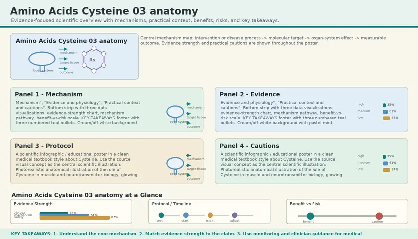 Cysteine in human physiology