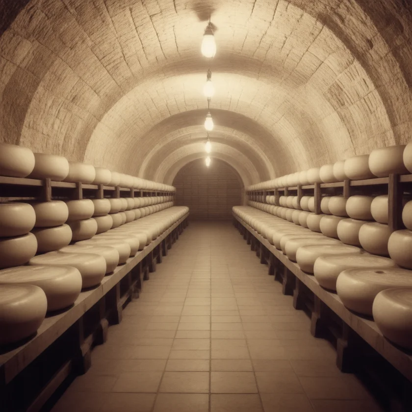 A cheese cellar; tyrosine is named after the Greek for cheese