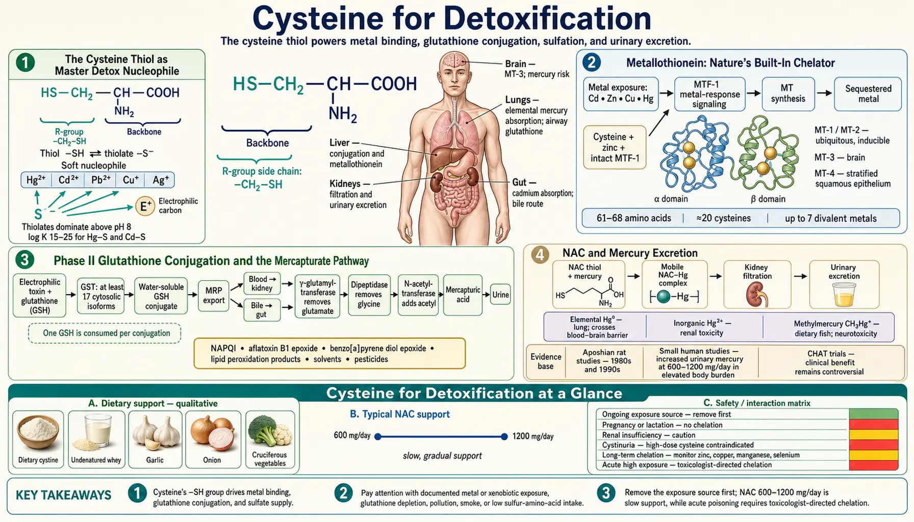 Detoxification — scientific infographic poster