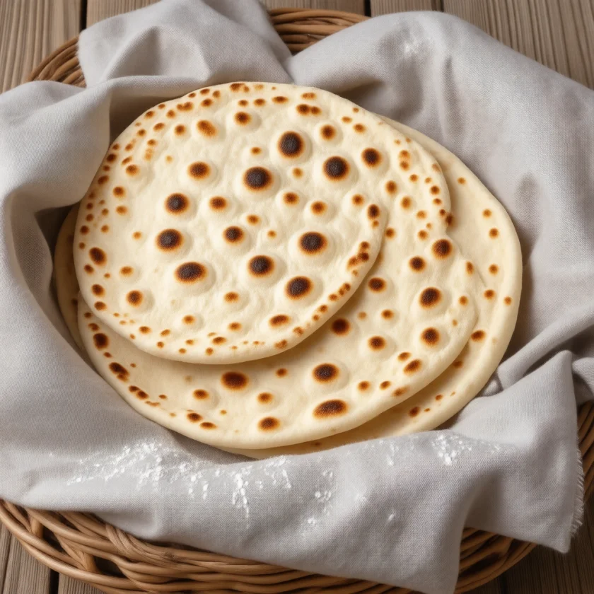 Wheat flatbread, the food fortified with lysine