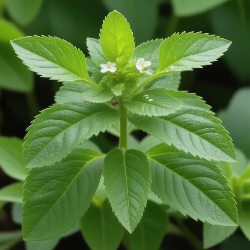 Lemon balm, an herb paired with lysine in some products