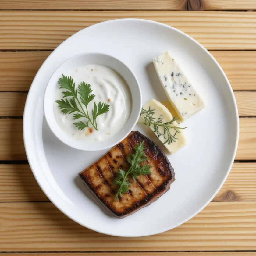 Yogurt, fish and cheese, foods high in lysine