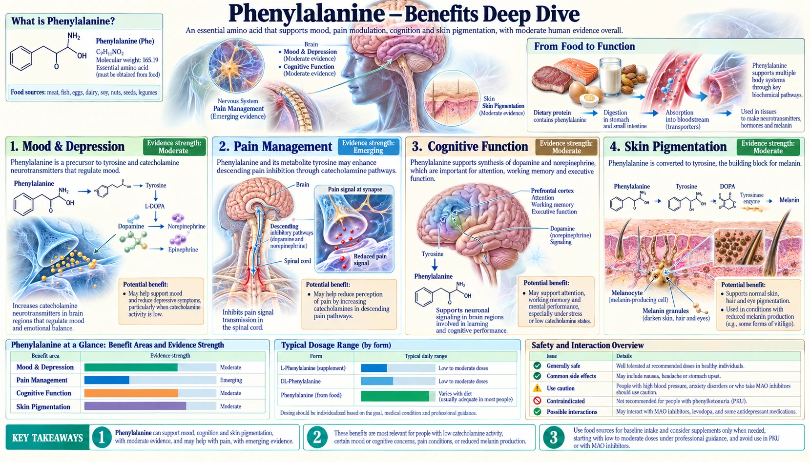 Benefits — scientific infographic poster