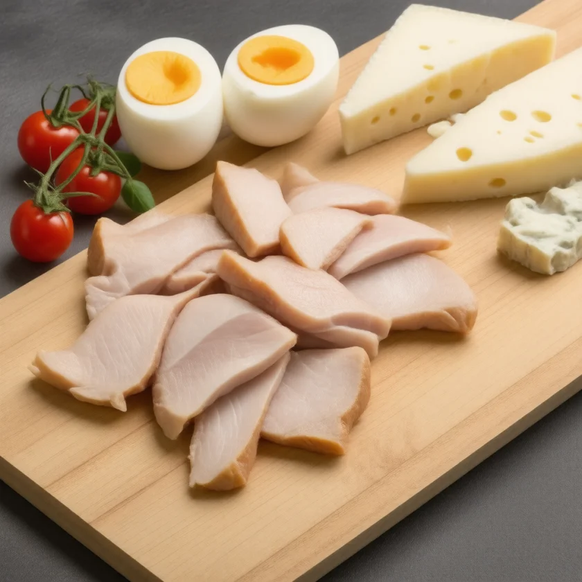 Chicken, eggs and cheese, rich in phenylalanine