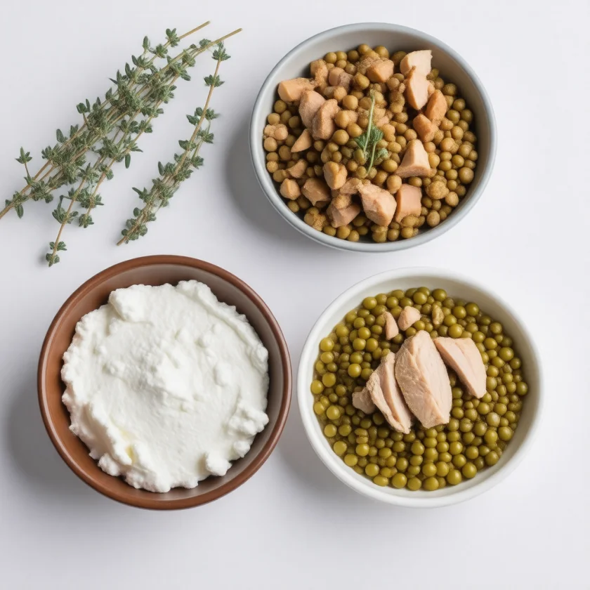 Cottage cheese, turkey and lentils, rich in threonine