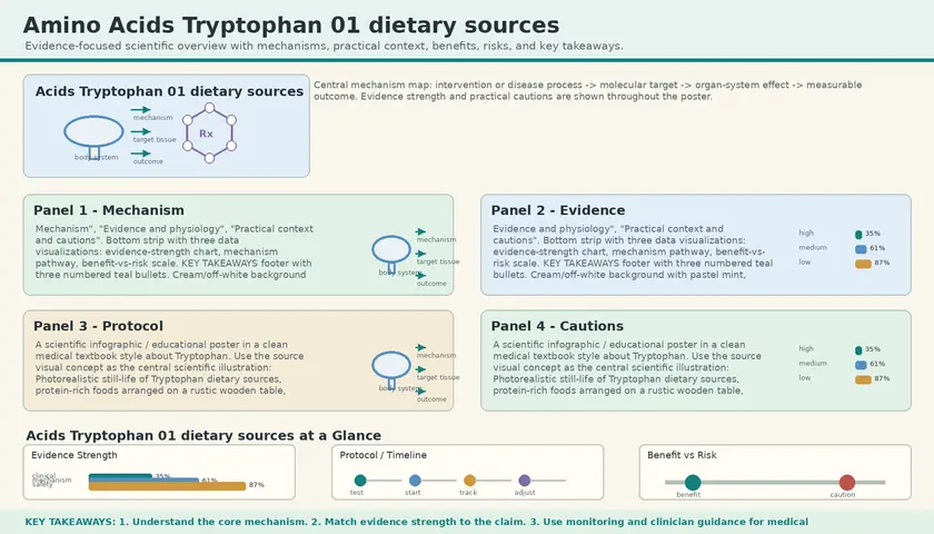 Whole-food dietary sources of Tryptophan