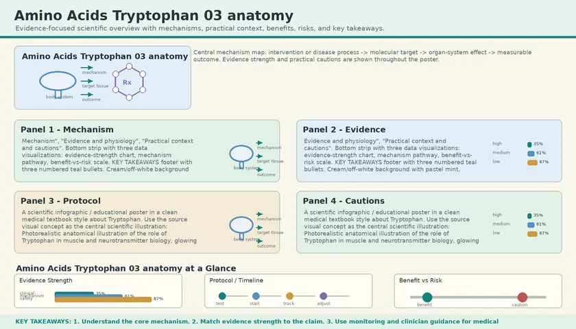 Tryptophan in human physiology