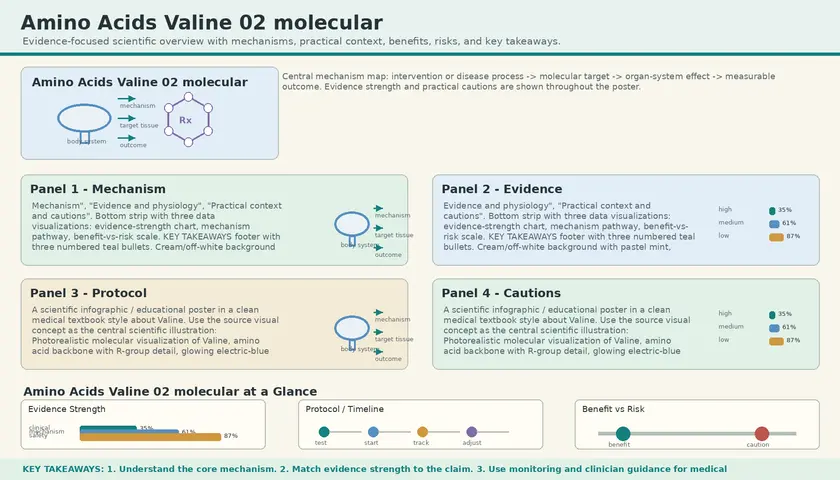 Molecular structure of Valine