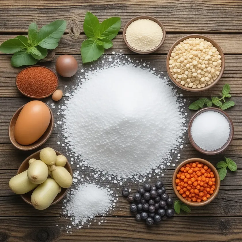 Dietary sources rich in Leucine