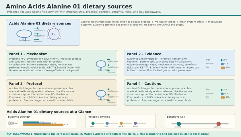 Whole-food dietary sources of Alanine
