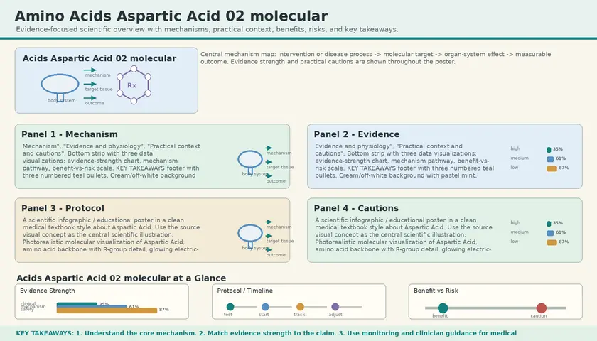 Molecular structure of Aspartic Acid