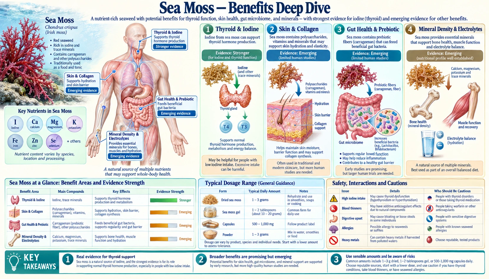 Benefits — scientific infographic poster