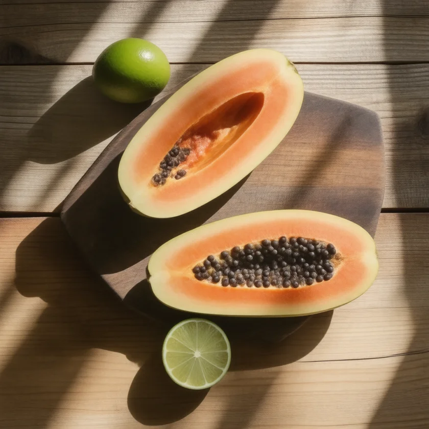 Mango and papaya, rich in beta-carotene