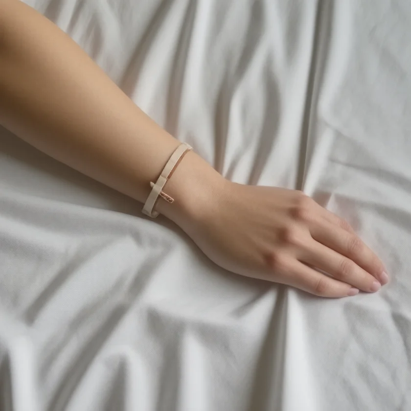 Forearm showing sun exposure on skin