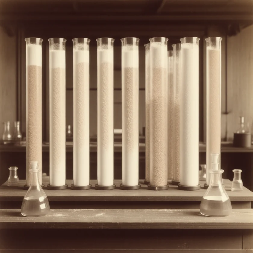 Separating plant pigments in glass columns