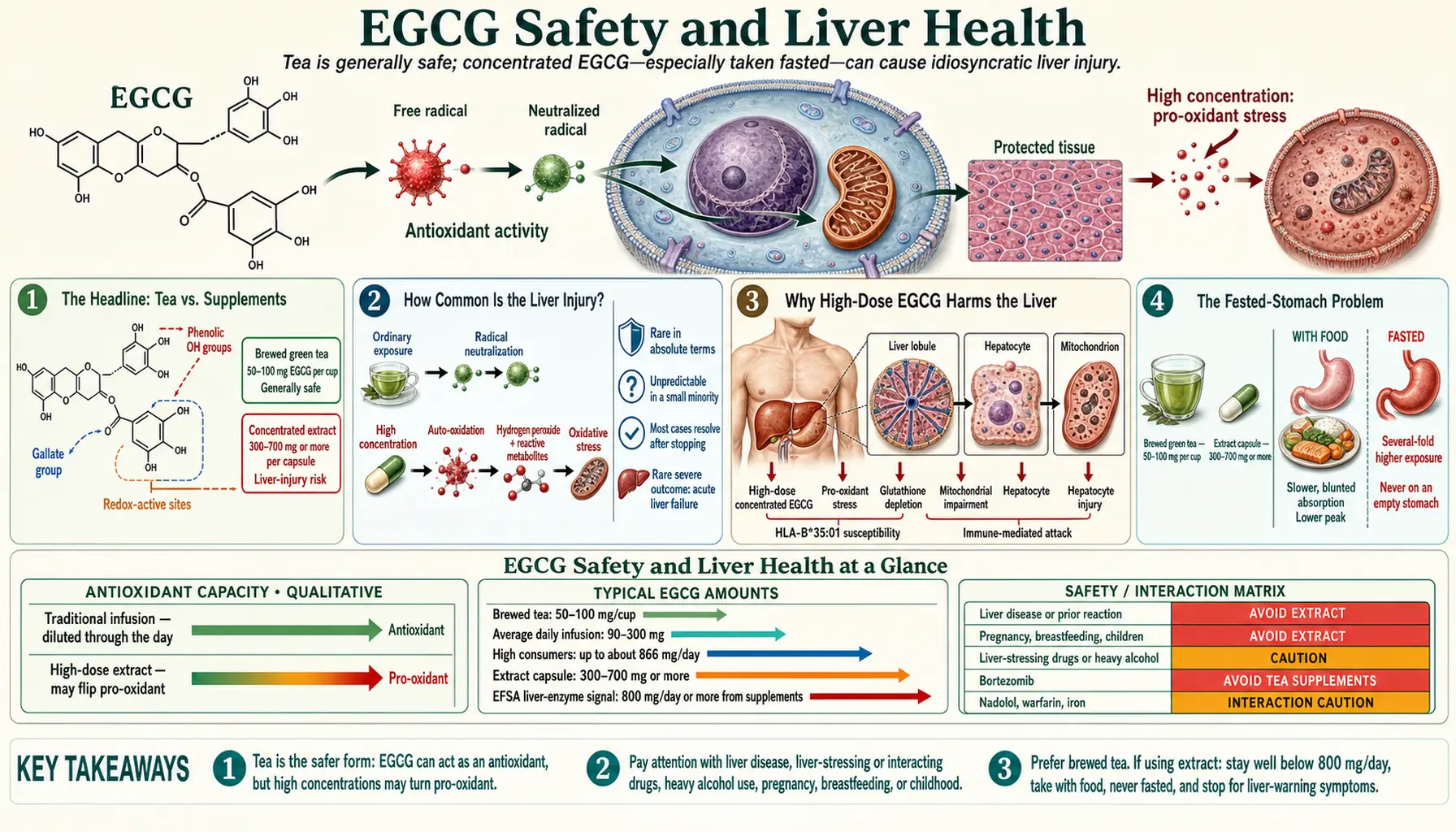 Safety and Liver — scientific infographic poster