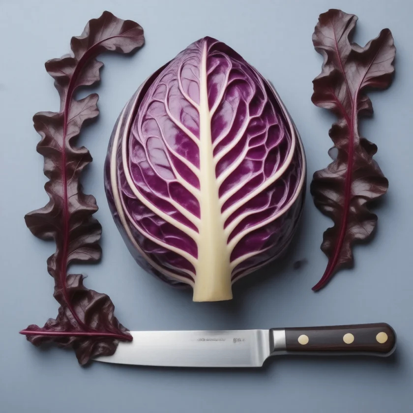 Red cabbage, rich in anthocyanins