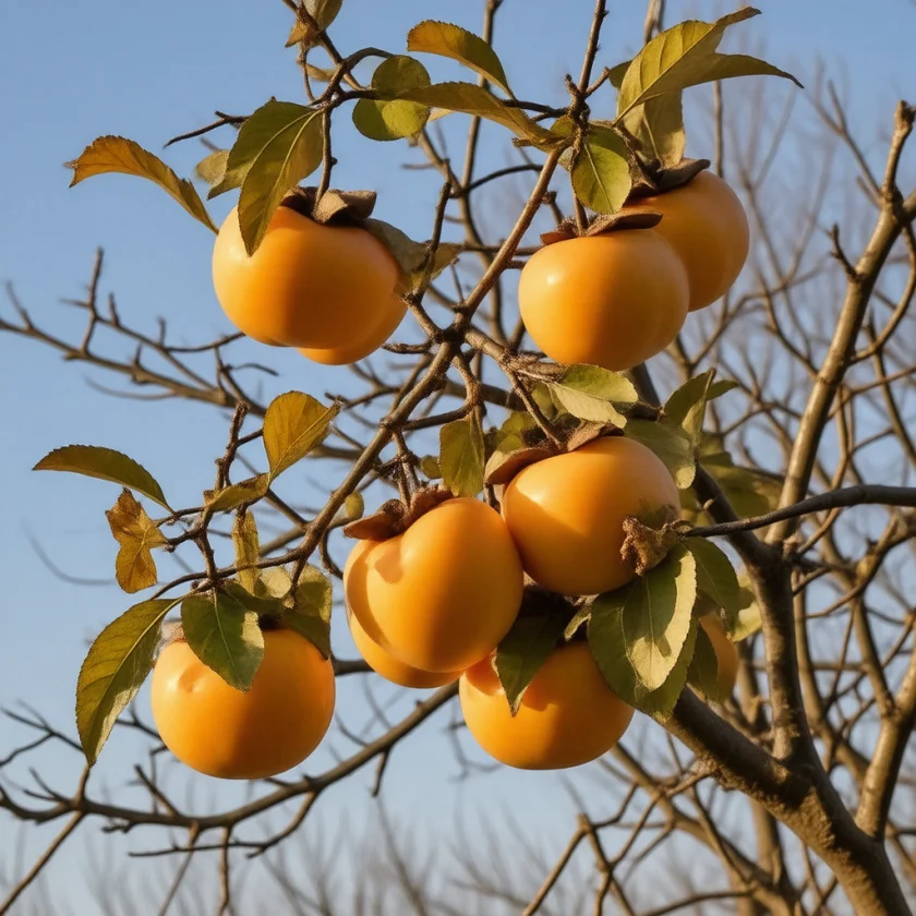 Persimmons on the tree, another fisetin source