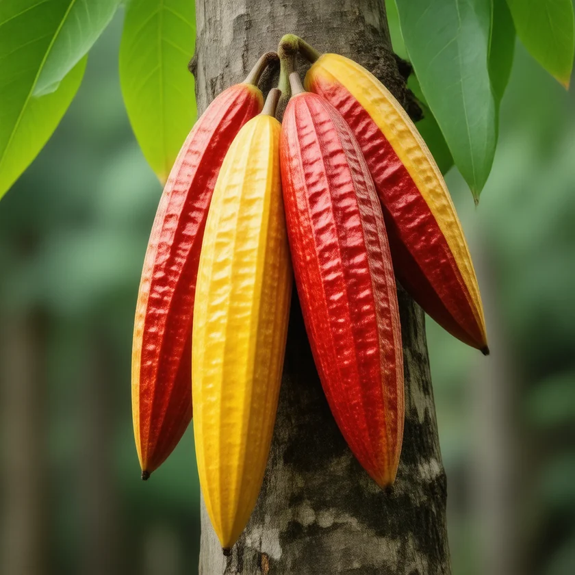 Cocoa pods, a source of catechins