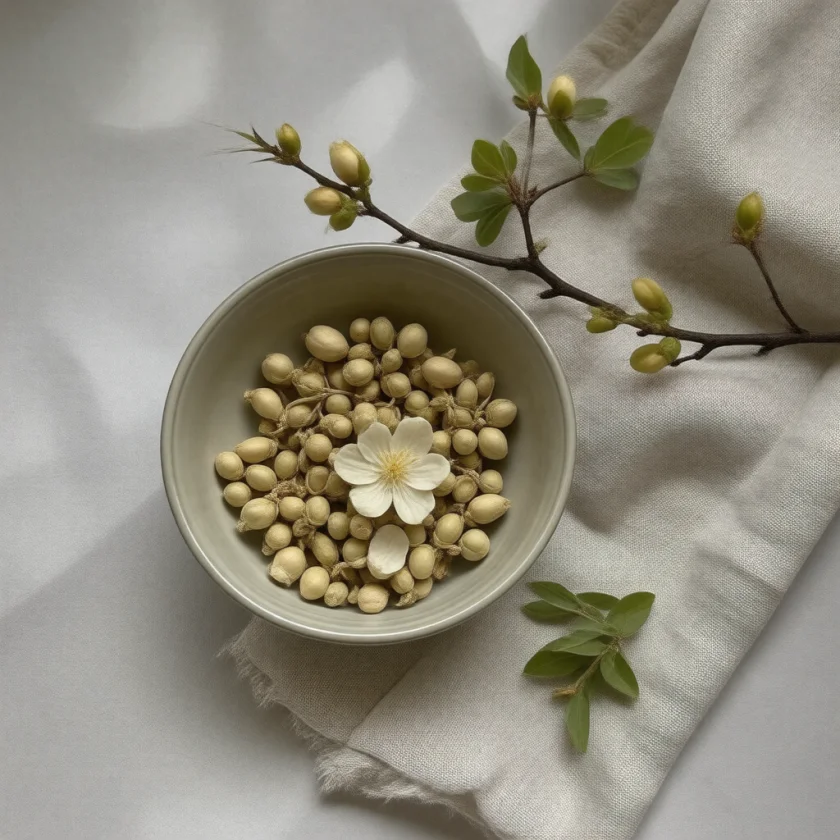 Dried pagoda tree flower buds, a main rutin source