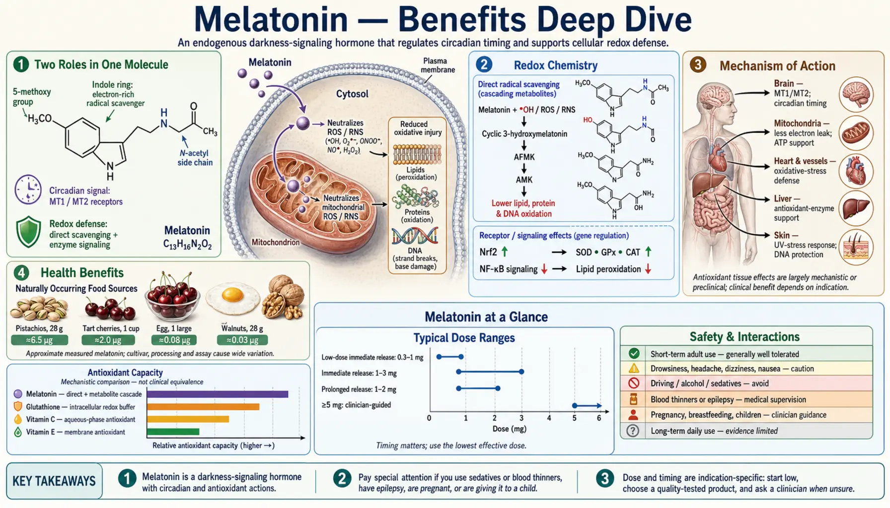Benefits — scientific infographic poster