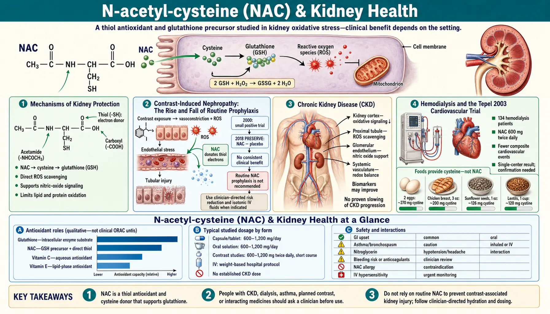 Kidney Health — scientific infographic poster