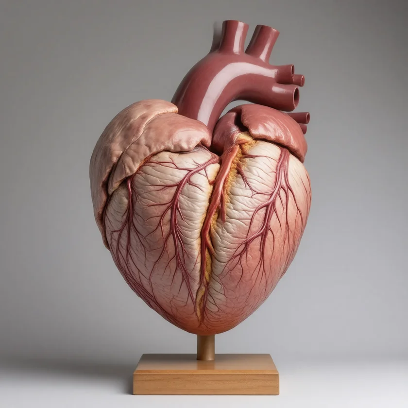 An enlarged failing heart, the subject of the Q-SYMBIO trial