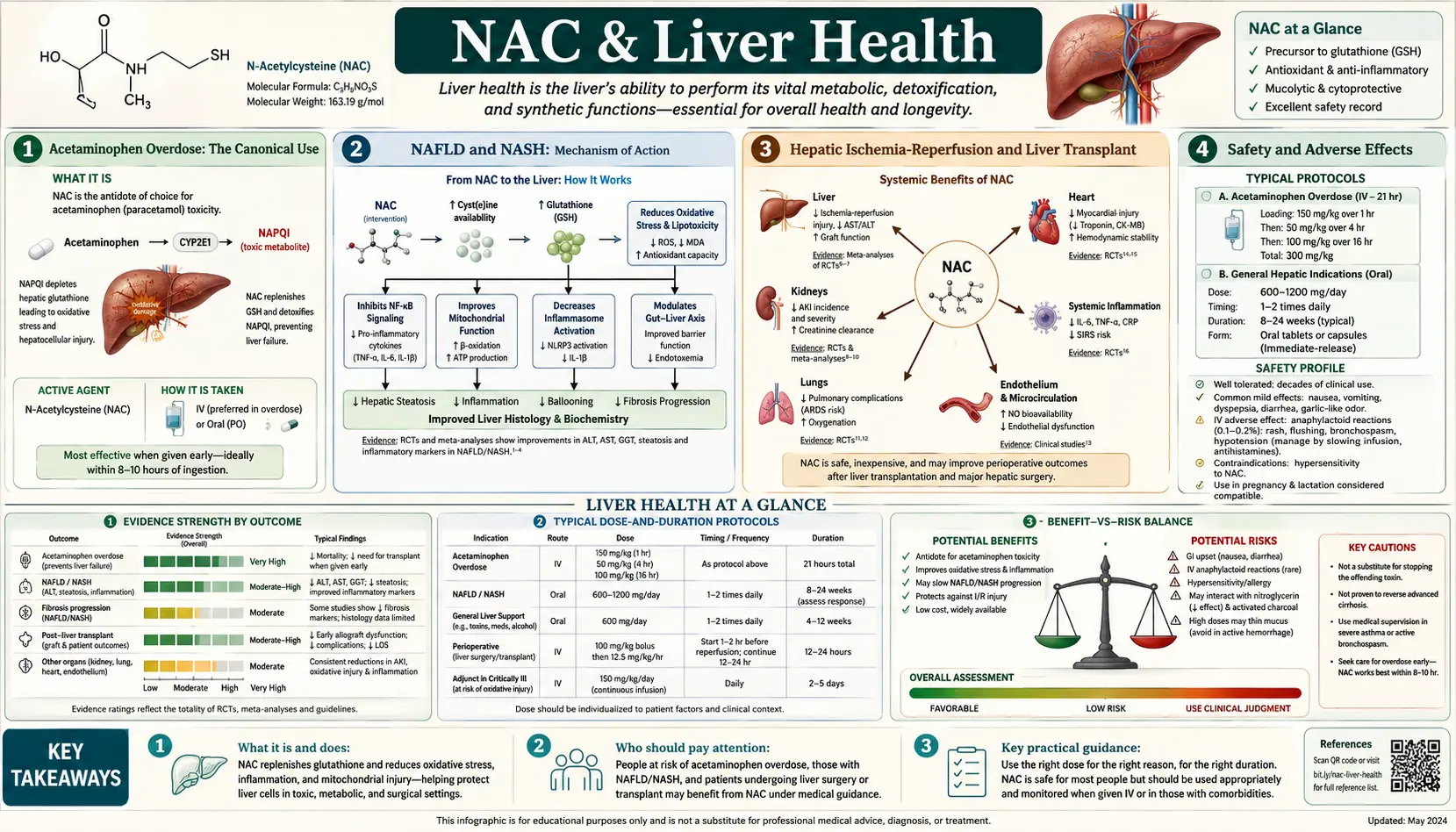 Liver Health — scientific infographic poster
