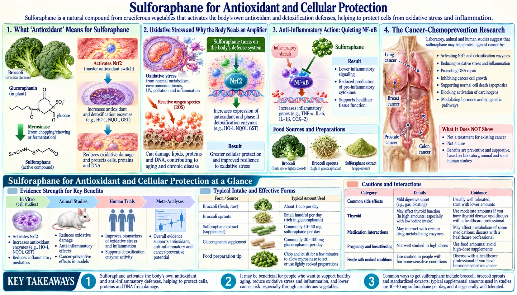 Antioxidant and Cellular Protection — scientific infographic poster
