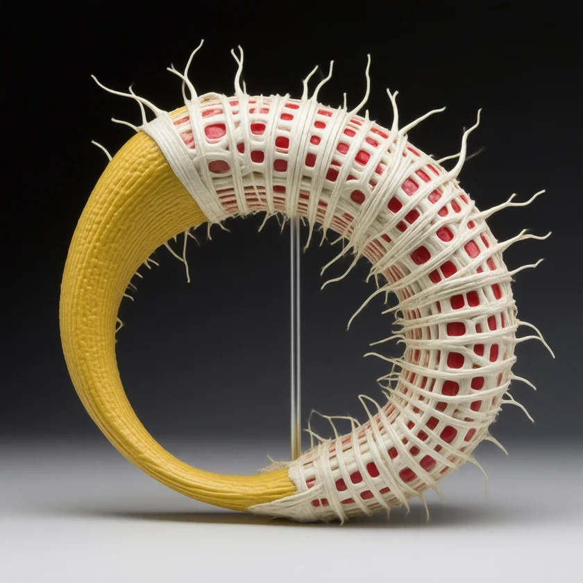 A nerve model; Guillain-Barré damages the white myelin sheaths