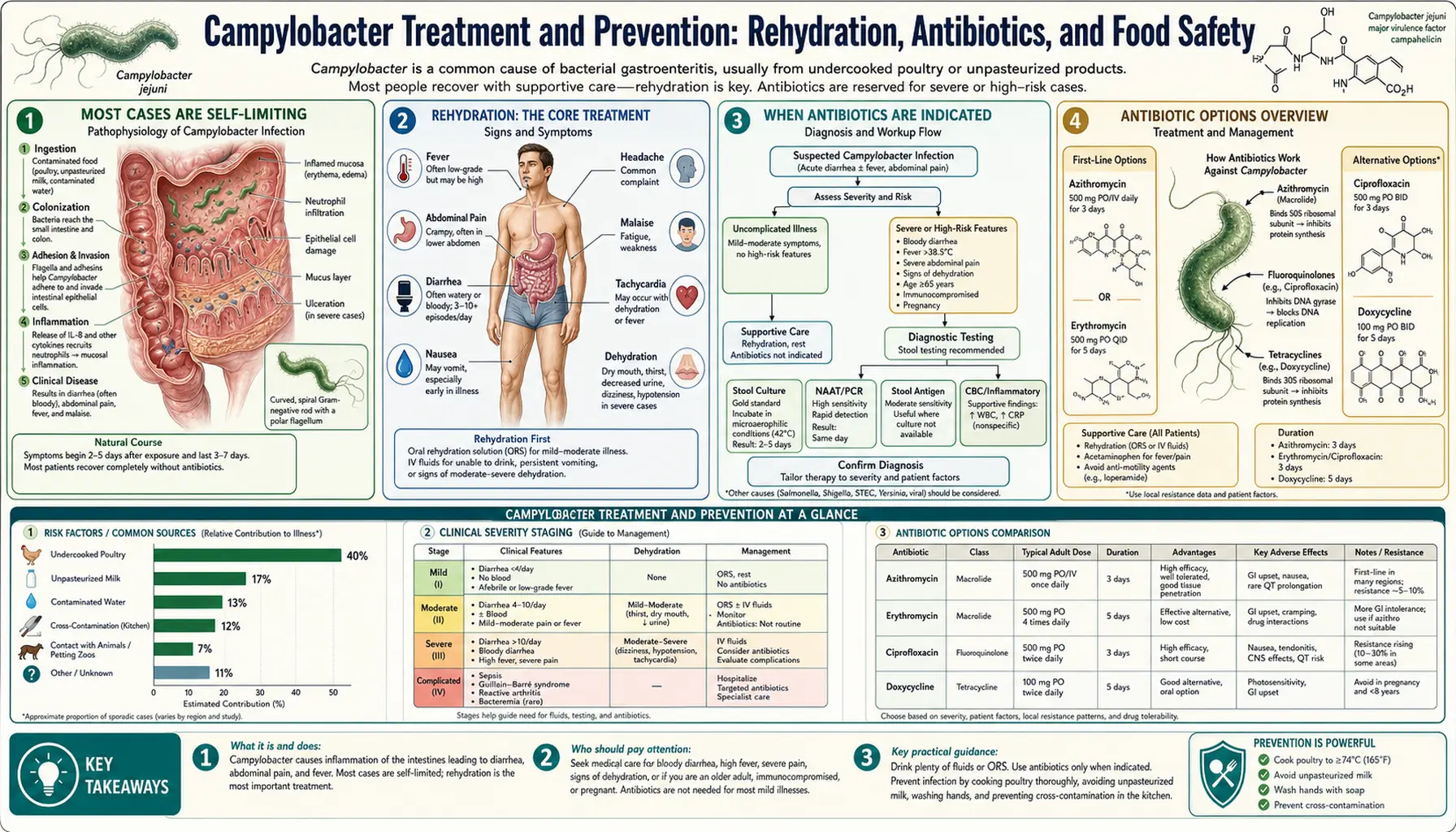 Treatments — scientific infographic poster