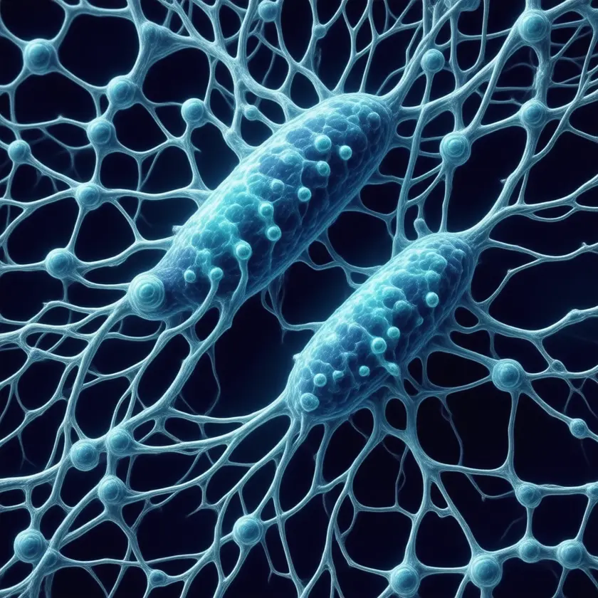 Microscopic view of Klebsiella pneumoniae