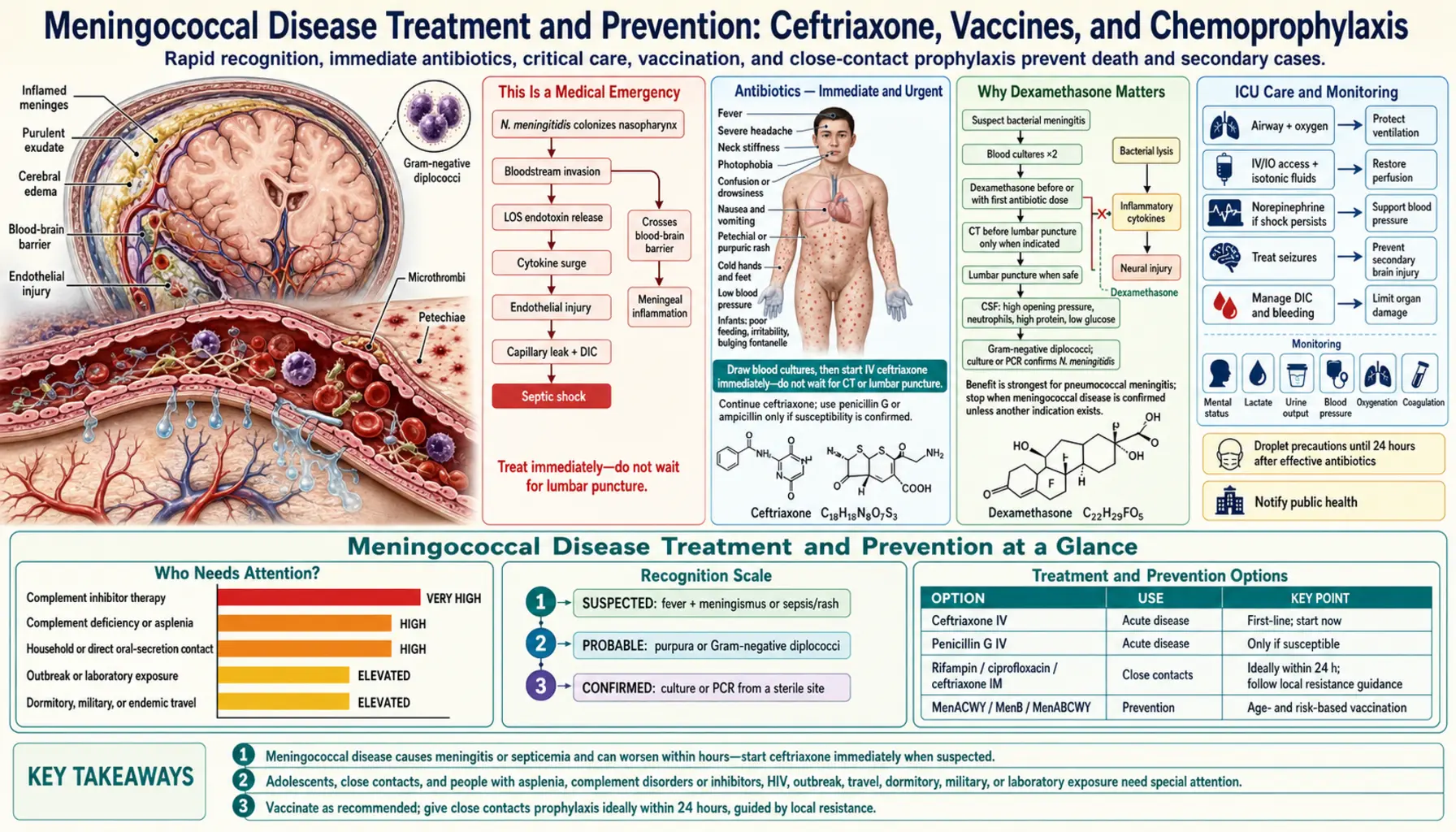 Treatments — scientific infographic poster