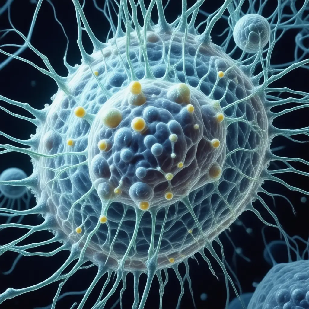 Microscopic view of Pseudomonas aeruginosa