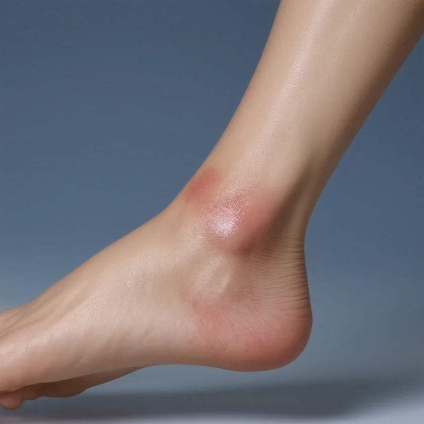 Cellulitis, red swelling spreading through the skin