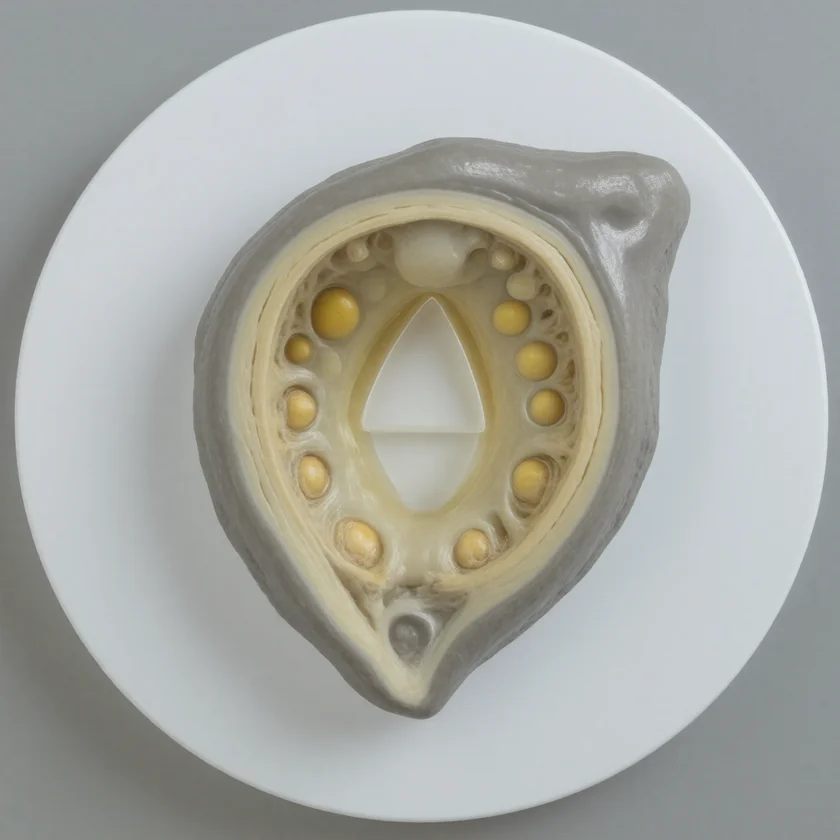 Thickened cusps that leave a gap when closed