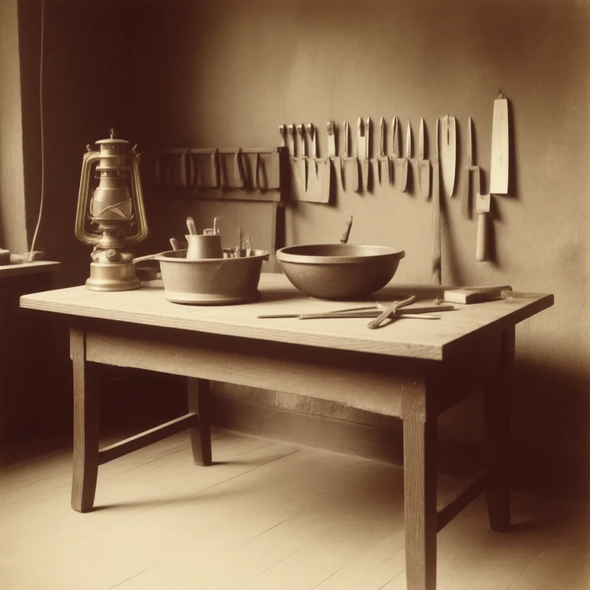 An old anatomy room, where angina's cause was traced