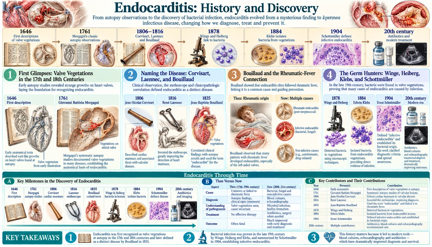 History — scientific infographic poster