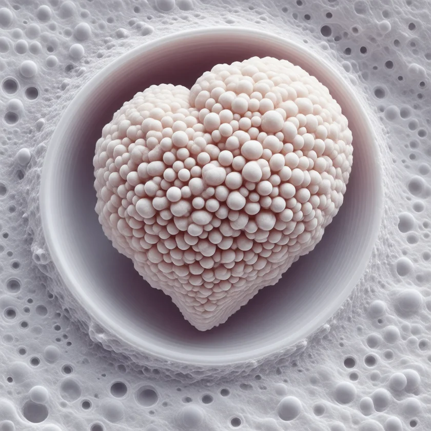 Bacteria inside a valve vegetation, the core lesion of endocarditis