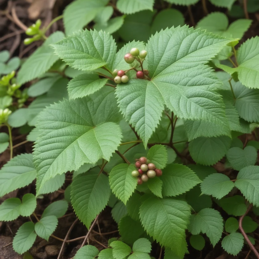 Poison ivy, whose urushiol causes the classic allergic rash