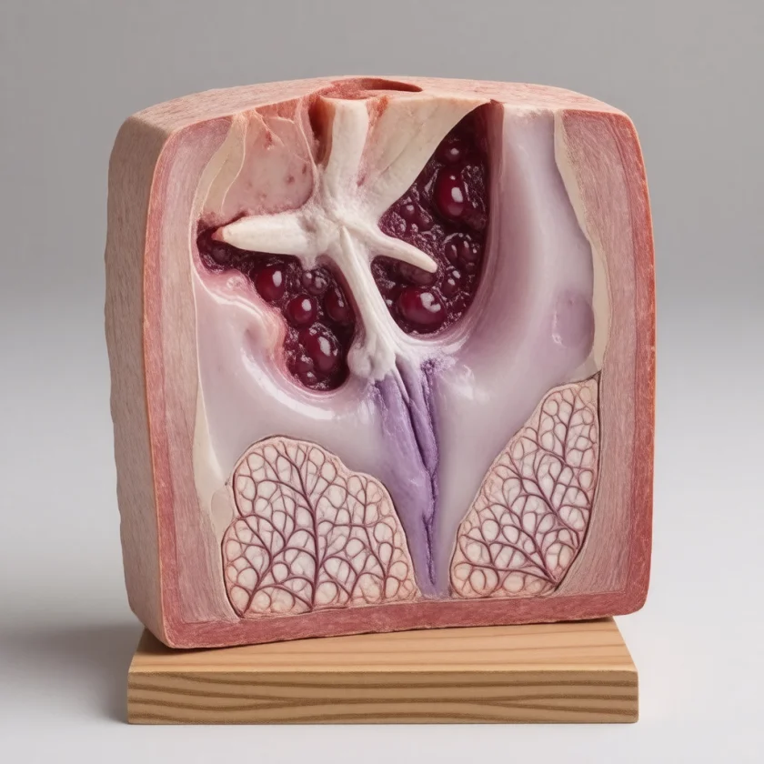 Clots blocking tiny skin vessels, then white star scars, as a model