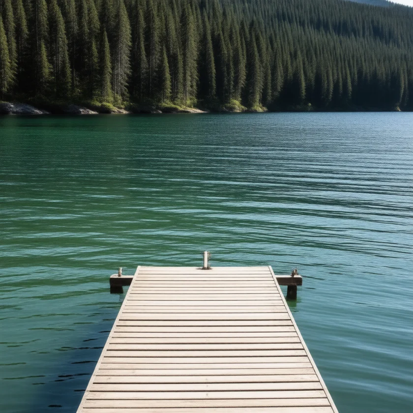 Lake swimming, a classic setting for swimmer's ear