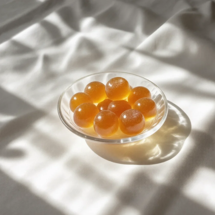 Throat lozenges, used for brief relief of sore throat pain