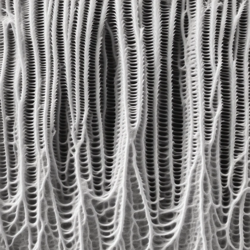 Sensory hair cells of the inner ear's balance organ