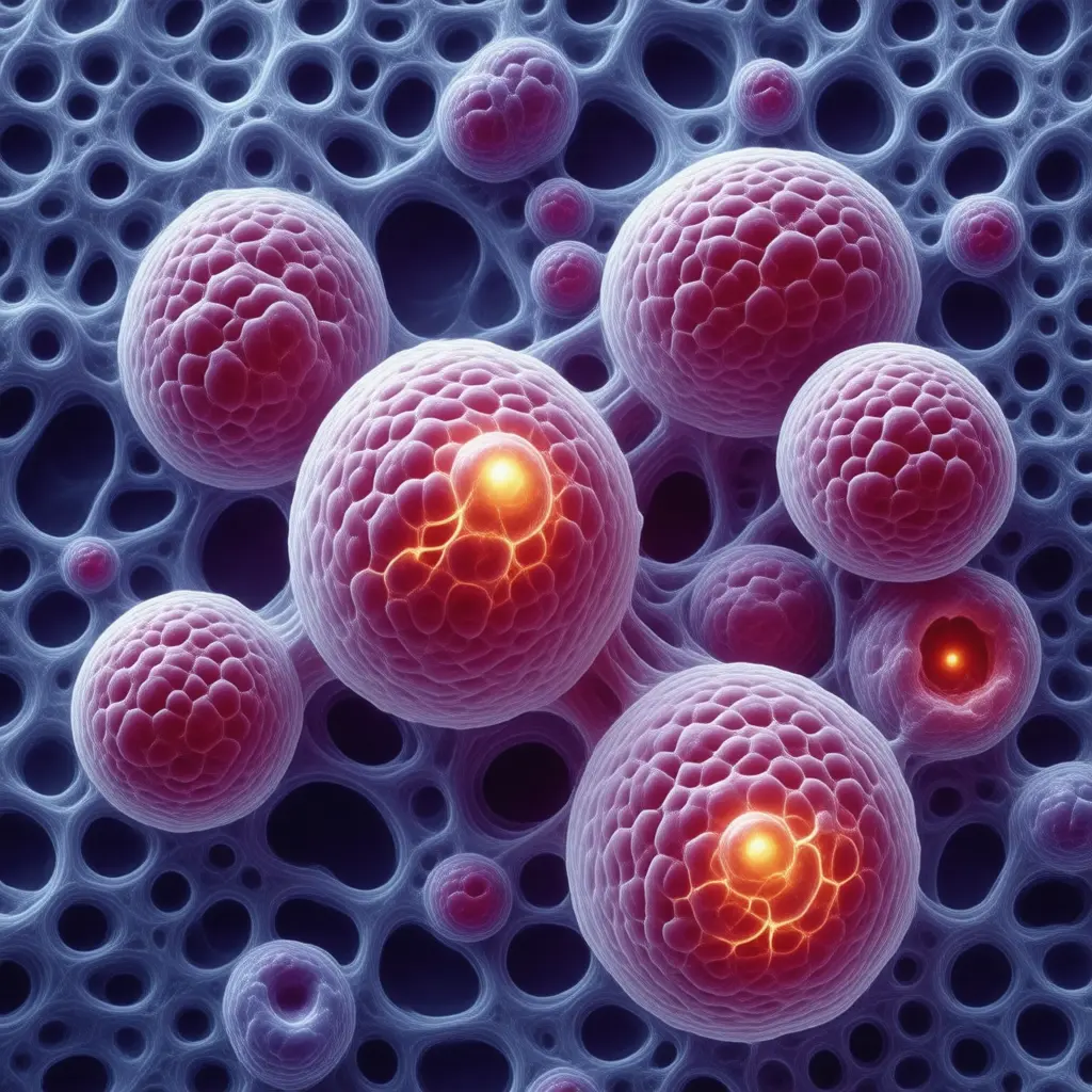 Microscopic view of Celiac Disease cellular pathology