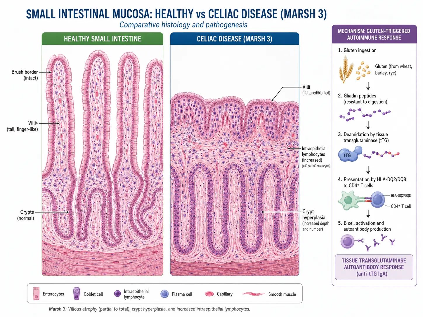 Celiac villi damage